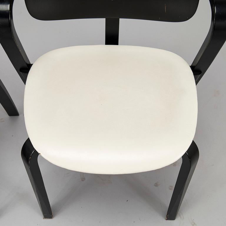 Ilmari Tapiovaara, a set of six 1960s 'Aslak' armchairs for Asko, Finland.