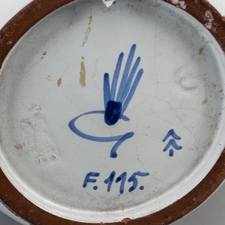 STIG LINDBERG, vas, fajans, Gustavsberg studio.