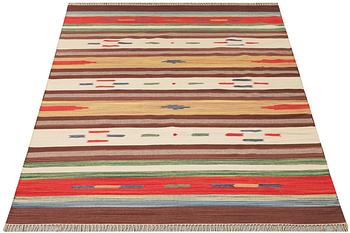 A Durry carpet, c. 200 x 200 cm.
