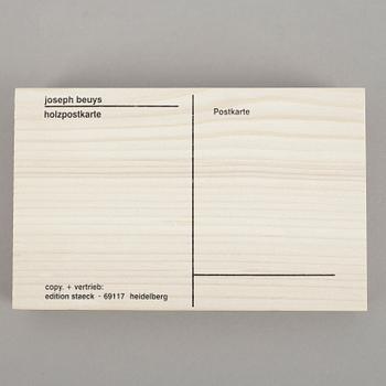 JOSEPH BEUYS,  efter, multipel, 2 delar, Postkarte, Edition Staeck, Heidelberg, 2000-tal.