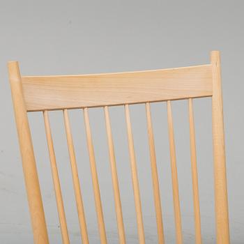 HANS J WEGNER, a model J16 rocking chair.