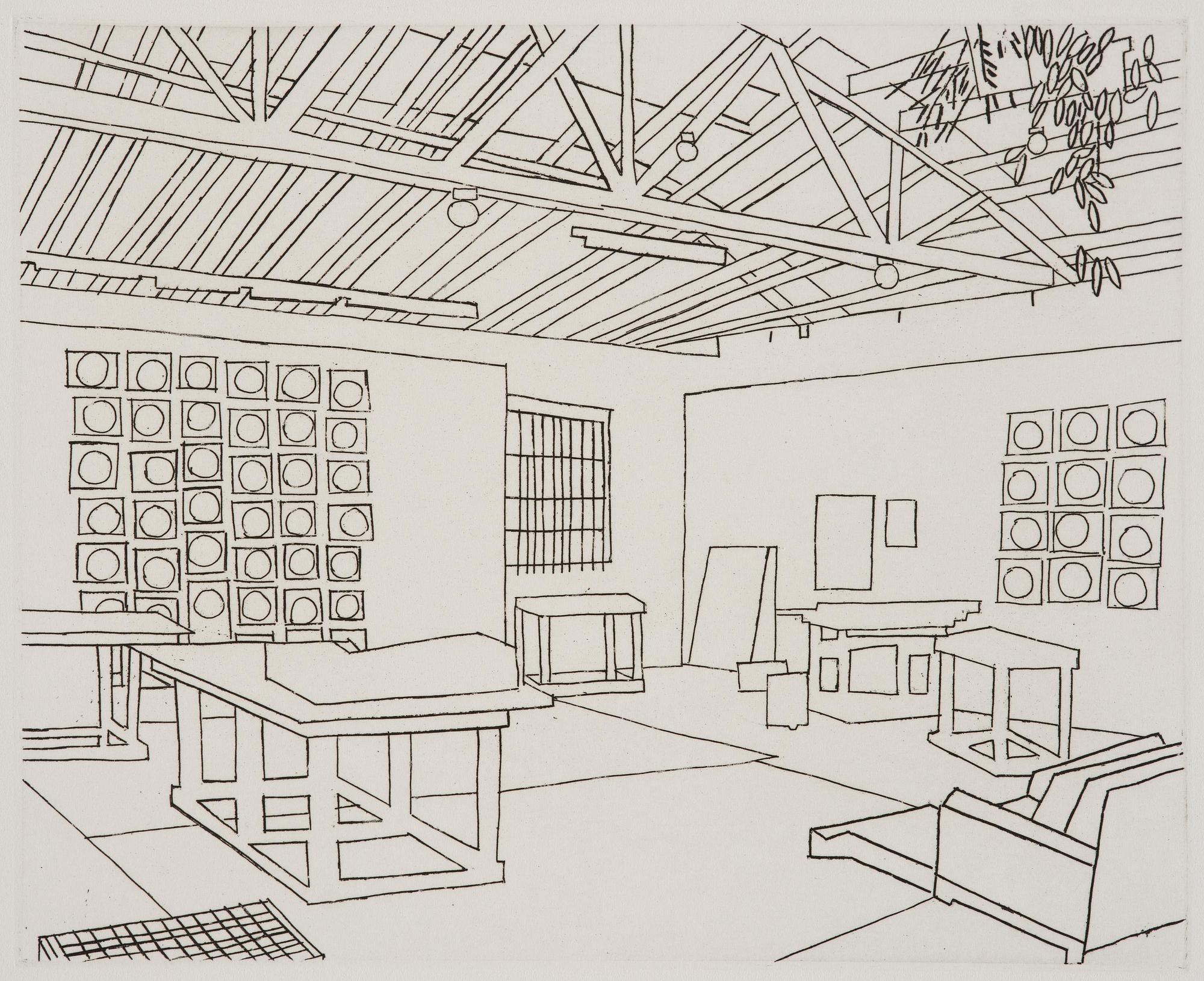 Jonas Wood, "Bball Studio".