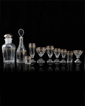 An 98-piece 'Odelberg Junior' glass service from Kosta.