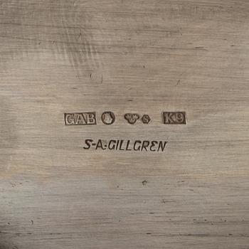 Sven-Arne Gillgren, kaffeservis, 3 delar, silver, GAB, Stockholm, 1960.
