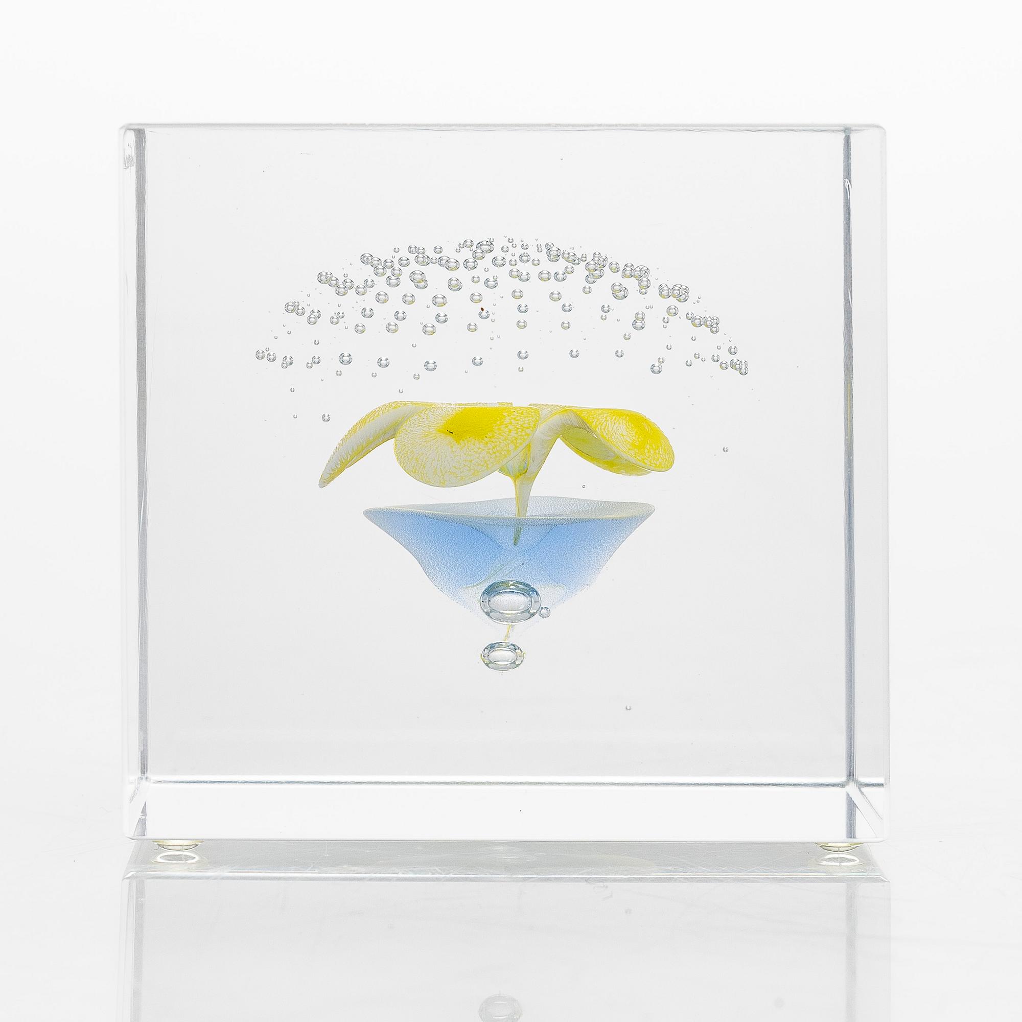 Oiva Toikka, vuosikuutio 2000, signeerattu Oiva Toikka Nuutajärvi 2000, 925/2000.