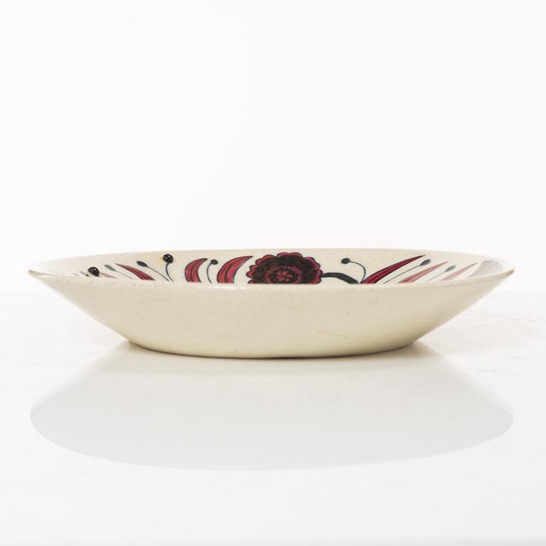 Birger Kaipianen, plate, "Rose", Arabia, Finland, 1980.