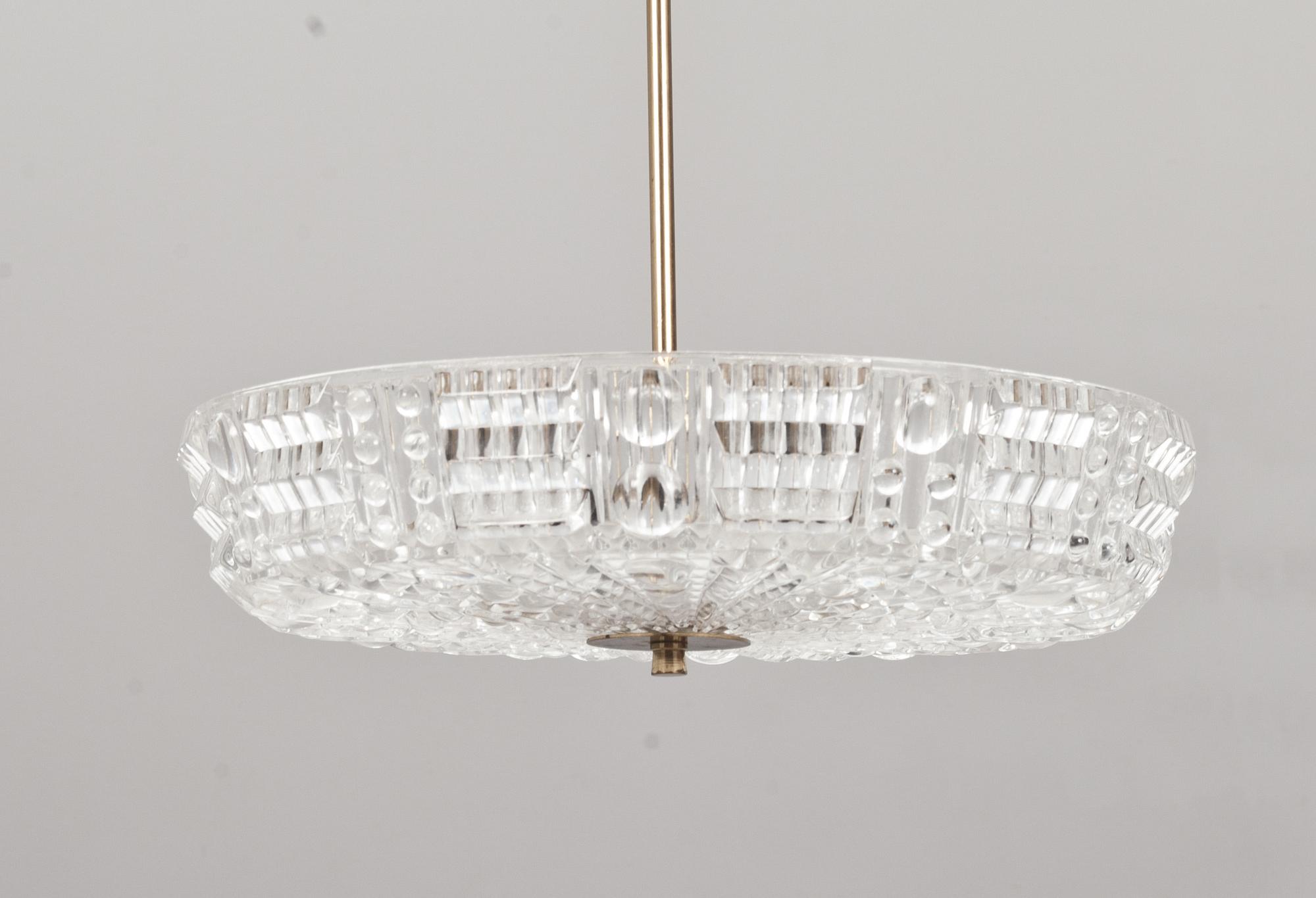 TAKLAMPA, Carl Fagerlund, Orrefors.