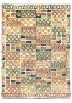 377. Märta Måås-Fjetterström, a carpet, 'Ängarna', knotted pile, ca 383 x 280 cm, signed AB MMF.
