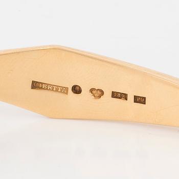 CLAËS E. GIERTTA, bracelet, 18K gold.