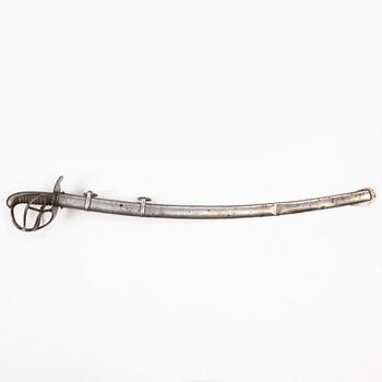 A Danish cavalry sword 1839 pattern.