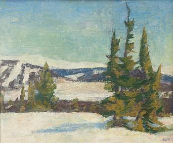 Hermann Talvik, Vinterlandskap.