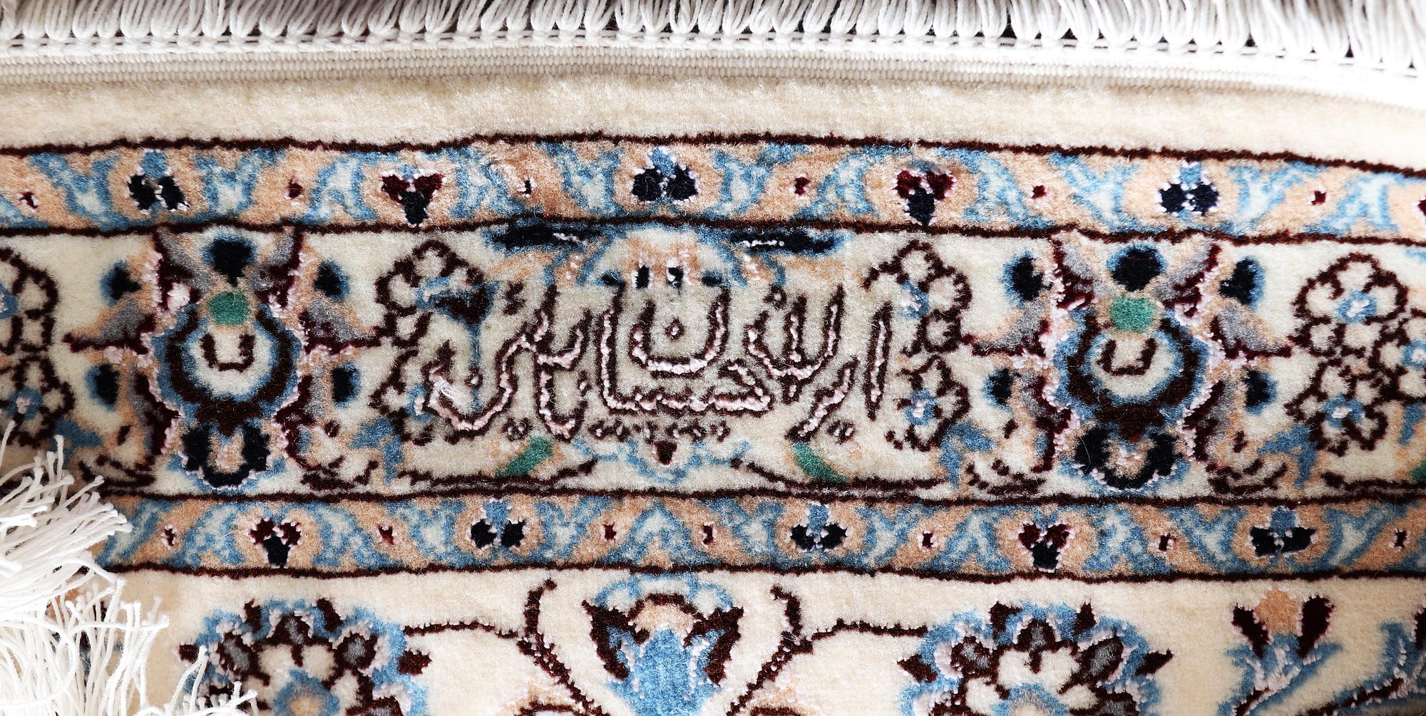 A carpet, Nain, part silk , so called 6 LAA, ca 316 x 207 cm.