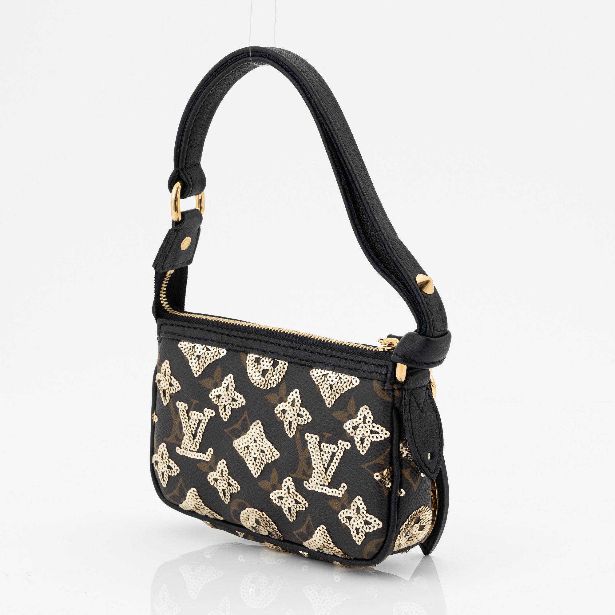 Louis Vuitton, väska, "Monogram Sequins Eclipse Mini Pochette", 2009.