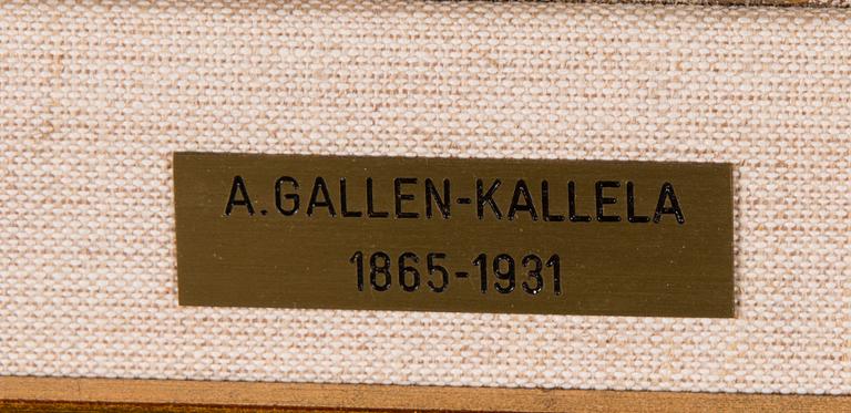 Akseli Gallen-Kallela, BYGGNAD.