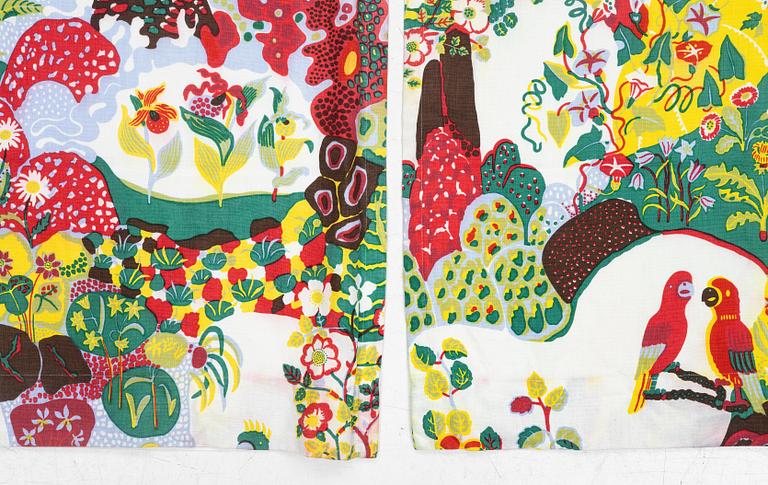 Josef Frank, curtains, a pair, "Himalaya", Svenskt Tenn.