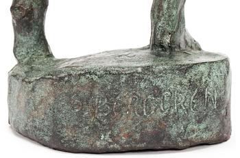 SIGGE BERGGREN, skulptur, brons, signerad.