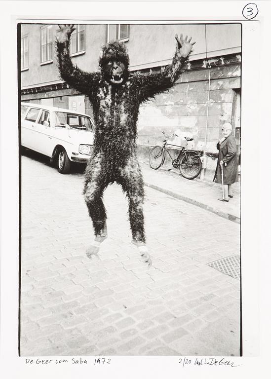 Carl Johan De Geer, "De Geer som Saba 1972".