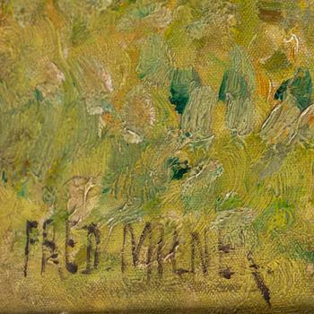 FRED MILNER, lil on canvas, signed.