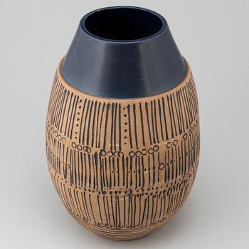 A floor vase by Lisa Larson, Gustavsberg. Designed in 1959.