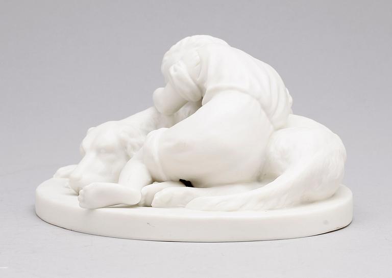 FIGURIN, parian, Gustavsberg, 1900-tal.