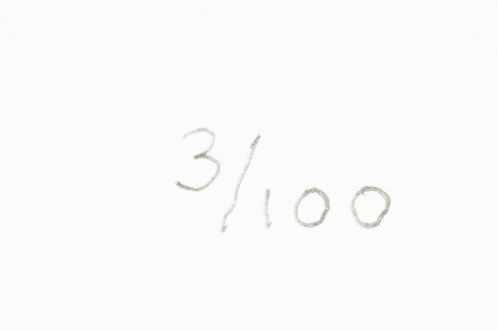 Hans Gedda, pigment print, signed. Numbered 3/100 verso.