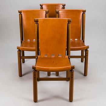 ILMARI TAPIOVAARA, four chairs for La Permanente Mobili Cantù, Italy.