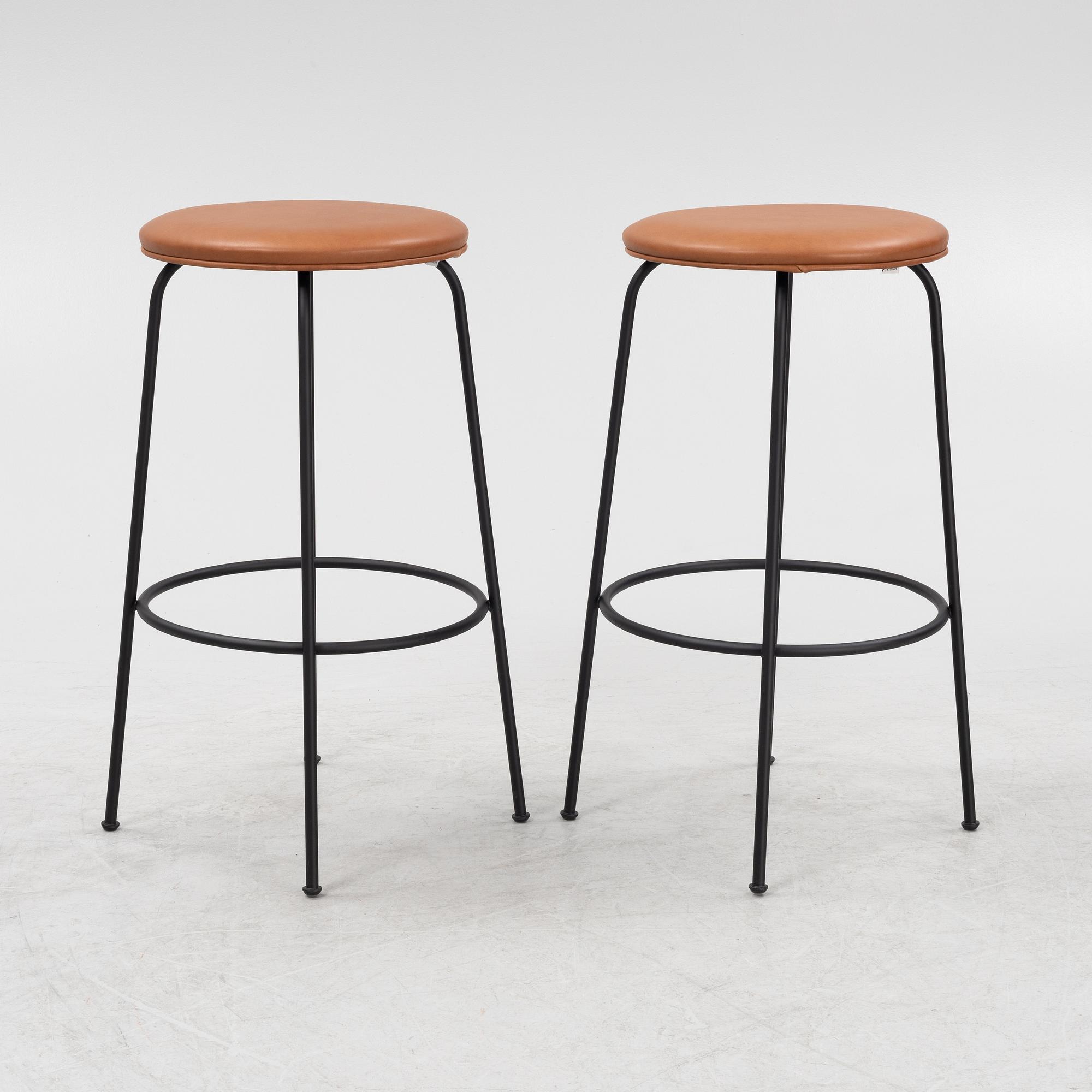 A pair of 'Afterroom Bar Stools' from Menu.