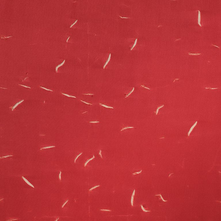 Maximilian Arnold, signed and dated 2013 on verso. Perforated textile.