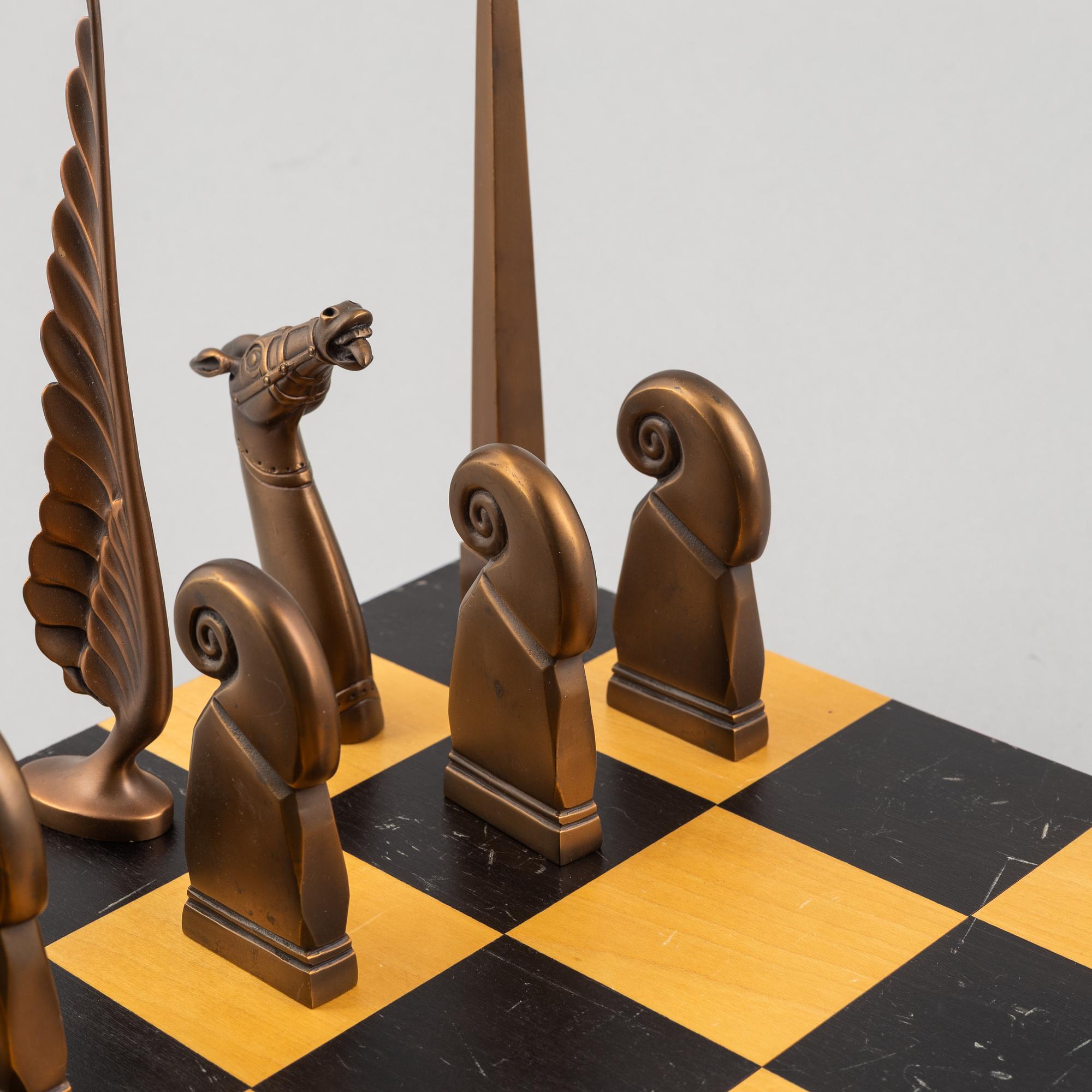 Paul Wunderlich, Chess game "Minotaurs".