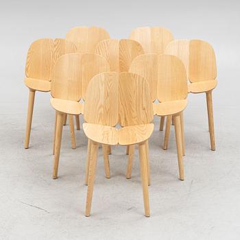 Ronan & Erwan Bouroullec, chairs 8 pcs. "MC3 OSSO", Mattiazzi, Italy, after 2011.