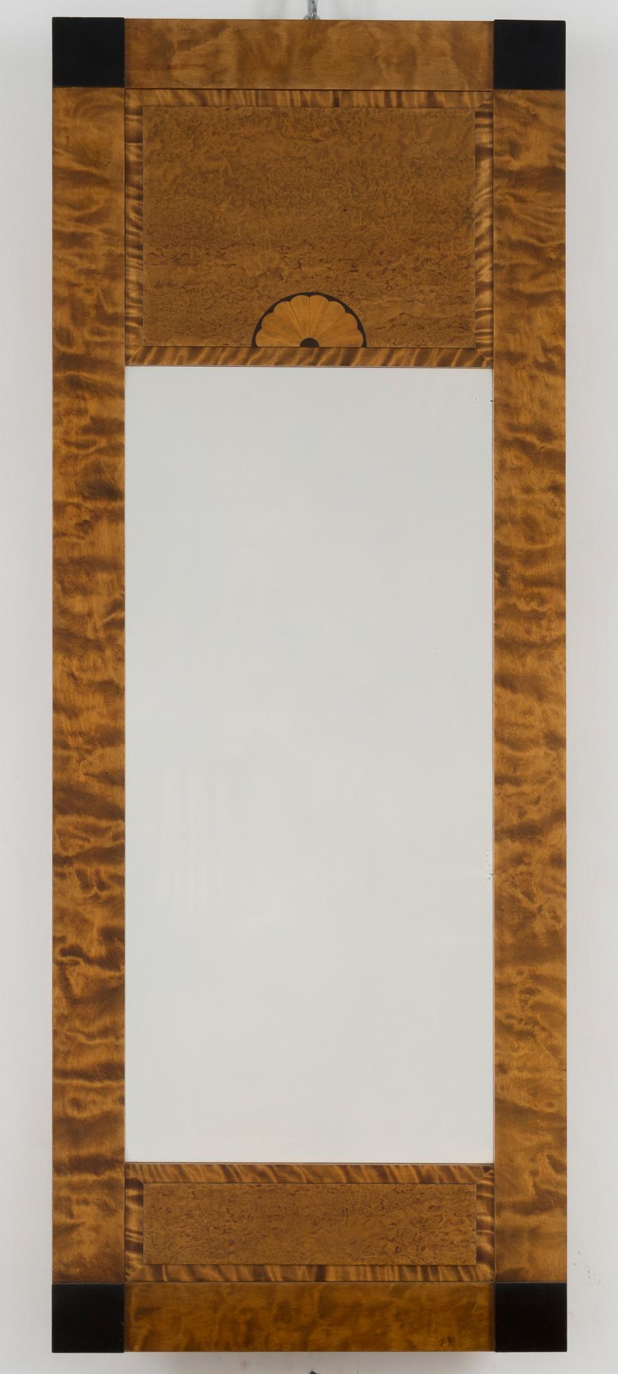 A first half of the 19th century mirror and consol table.