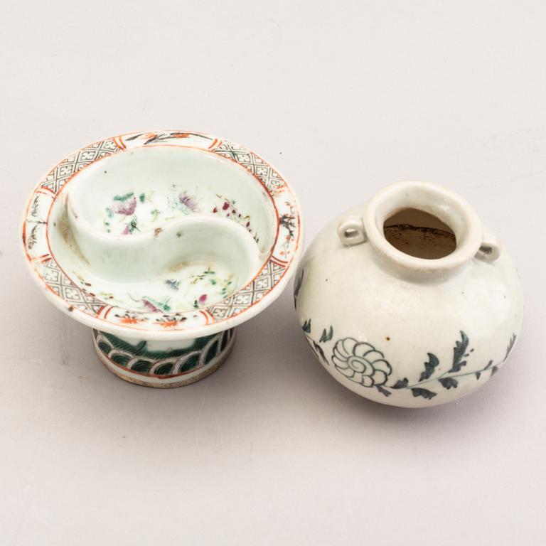 A group of Chinese and south east asian miniture vases and vessels, 19th Century.