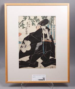 Utagawa Kunisada Kochoro Toyokuni III · UTAGAWA KUNISADA (TOYOKUNI III), träsnitt.