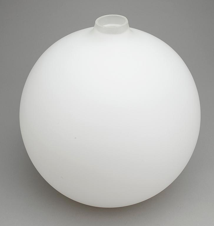 TAKLAMPA, glas, "Satellit", design Wilhelm Wohlert för Louis Poulsen. H 35, 1950-tal.