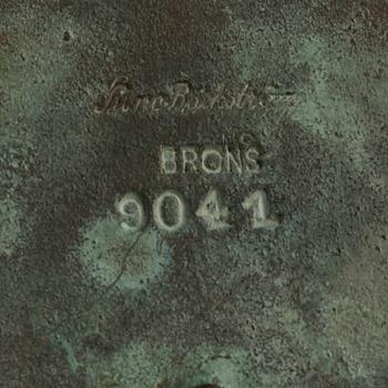 KANDELABRAR, ett par. Brons, design Sune Bäckström. 1900-talets första hälft.