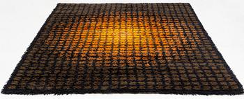 Verner Panton, tillskriven. Matta, "Finlandia" maskingjord rya, Unika vaev, Danmark, ca 320 x 225 cm.