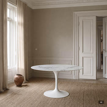 Eero Saarinen, a 'Tulip' dining table.