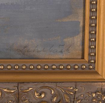 SIGRID LEHRBÄCK, olja på duk, signerad.