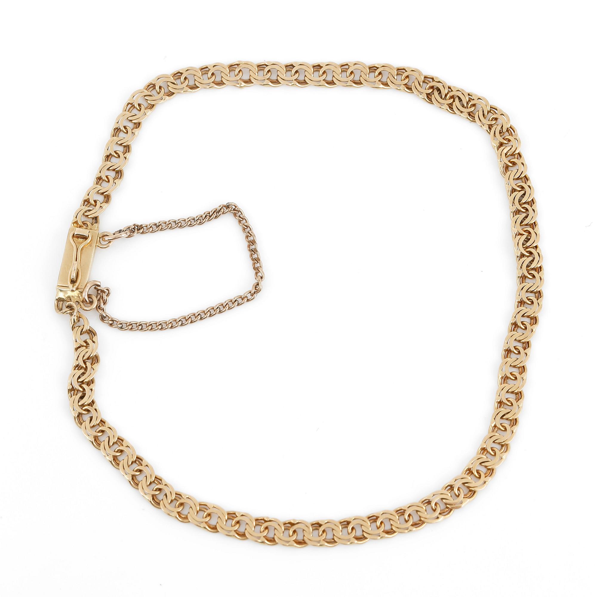 ARMBAND, Martti Johannes Pulkkinen, Jyväskylä, Finland, 1982, 18K guld.