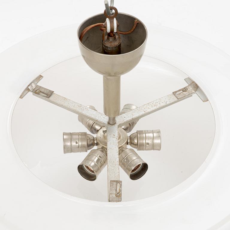 Harald Notini, ceiling lamp, variant of model "11038", Arvid Böhlmarks Lampfabrik, 1930s.