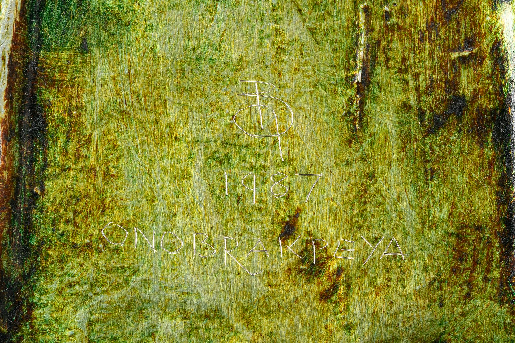 Bruce Onobrakpeya, "Odjevwe ogba erhue".