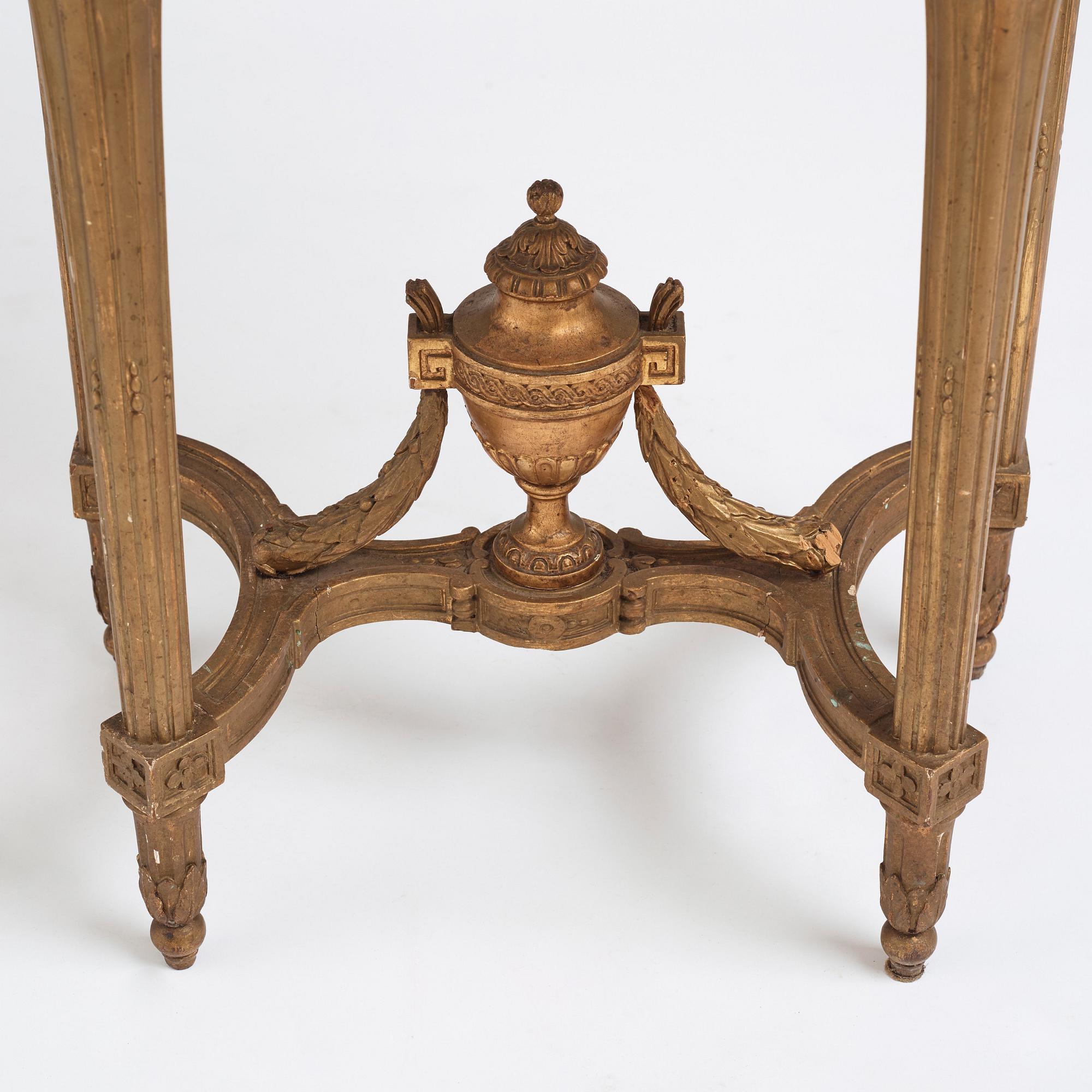 Konsolbord, Stockholmsarbete från 1700-talets andra hälft, Gustavianskt.