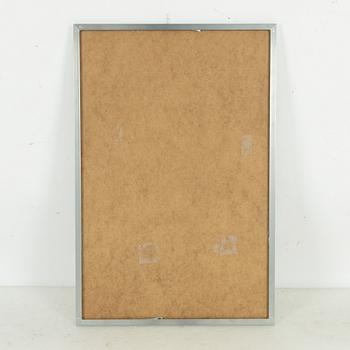 A steel frame mirror, probably Ulf Scherlin, 2006.