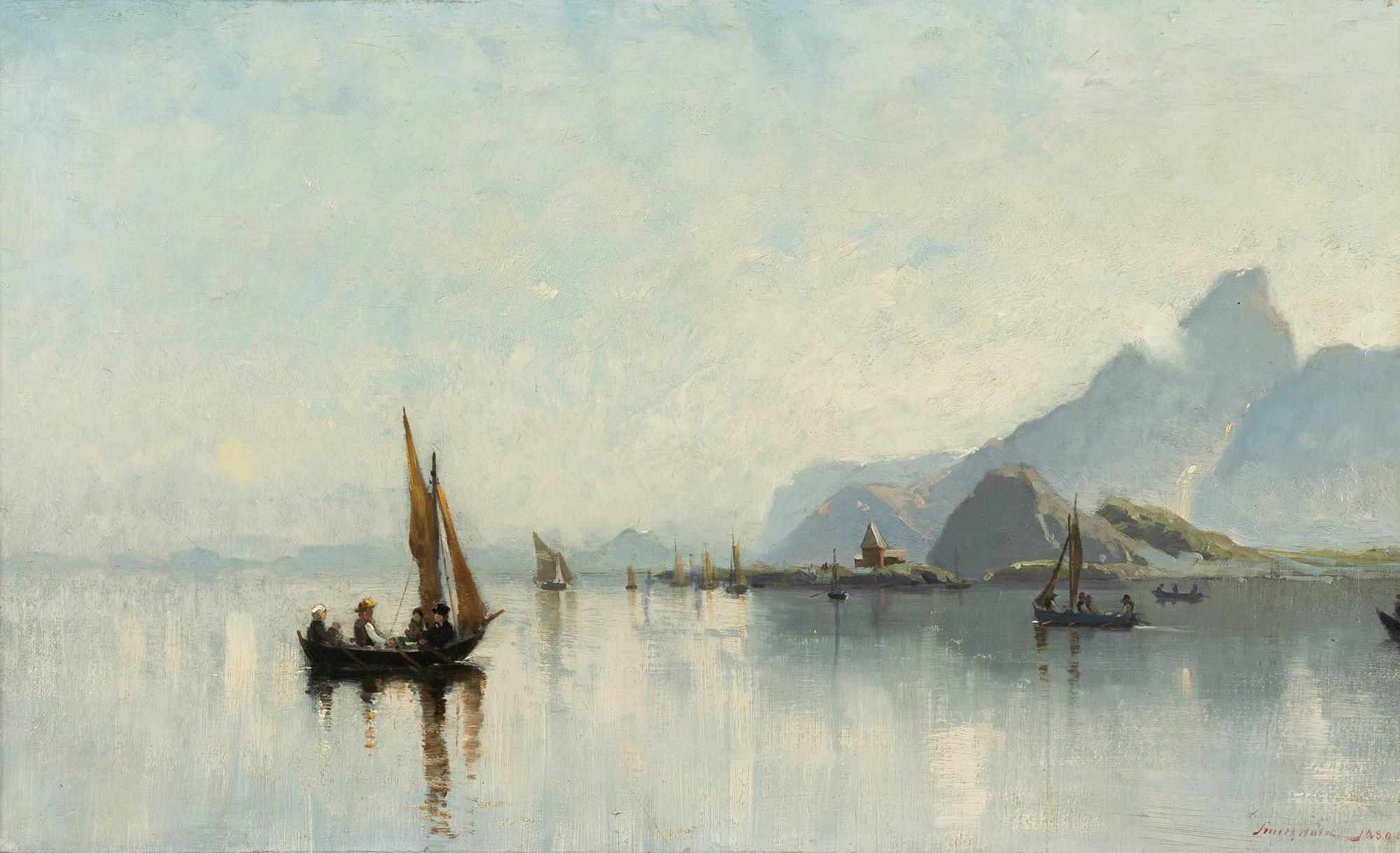 Frithjof Smith-Hald, Crossing the fjord to church.