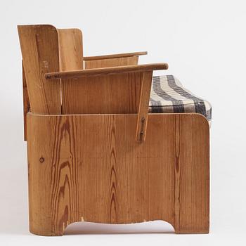 Göran Malmvall, soffa, modell "322" sportstugemöbel, Karl Andersson och Söner, 1940-tal.