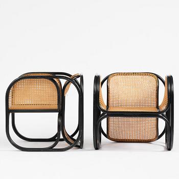 Jan Bocan, fåtöljer, ett par, Thonet, utförda för Tjeckoslovakiska ambassaden, Stockholm, 1972.