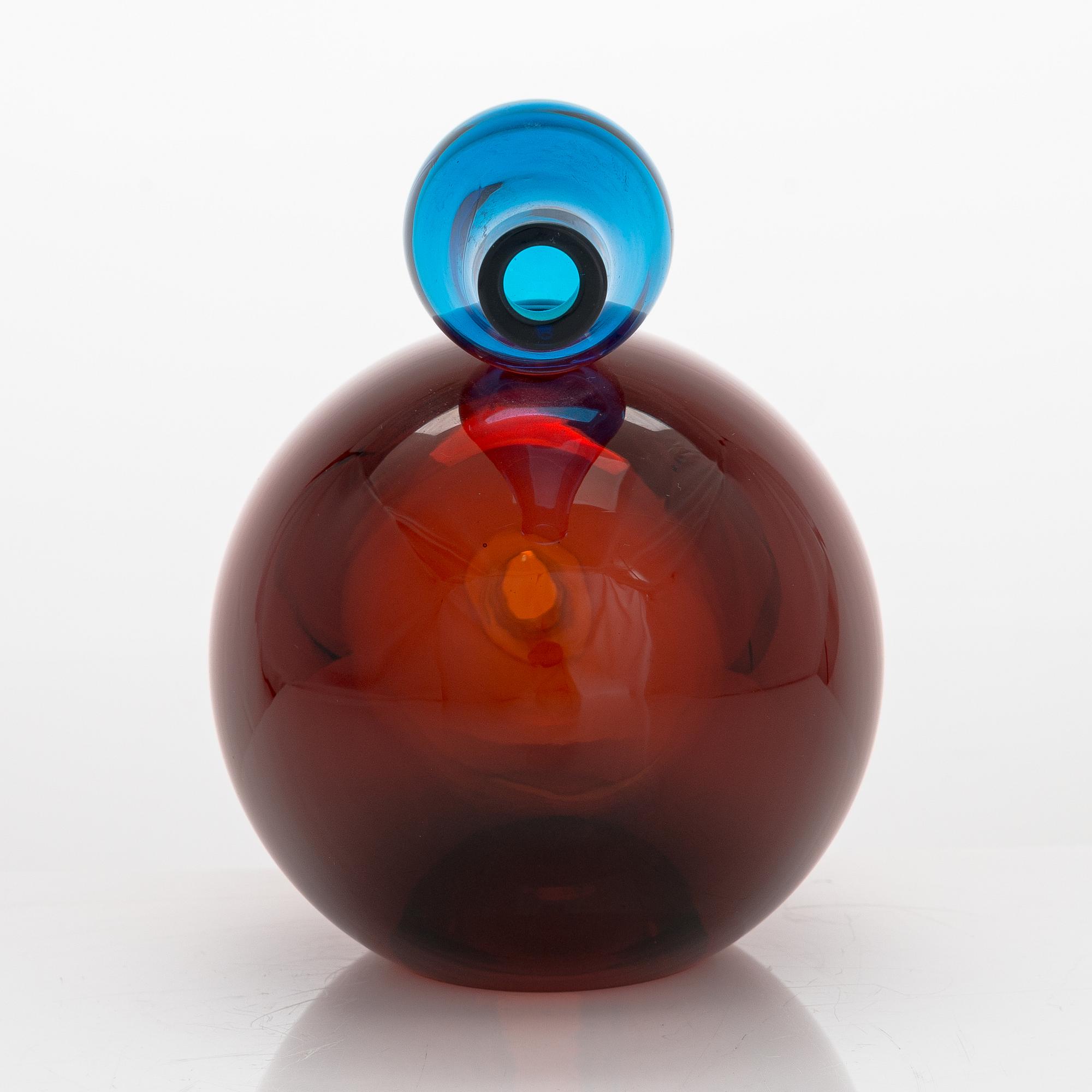 Giorgio Vigna, a glass bird signed G. Vigna, Iittala.