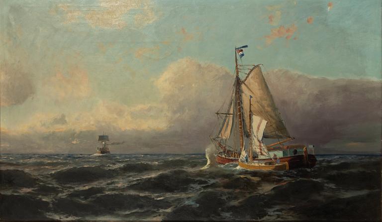 Unknown artist, 18th/19th century, Marine.