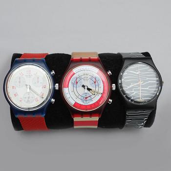 ARMBANDSUR, 3 st, Swatch, Schweiz.
