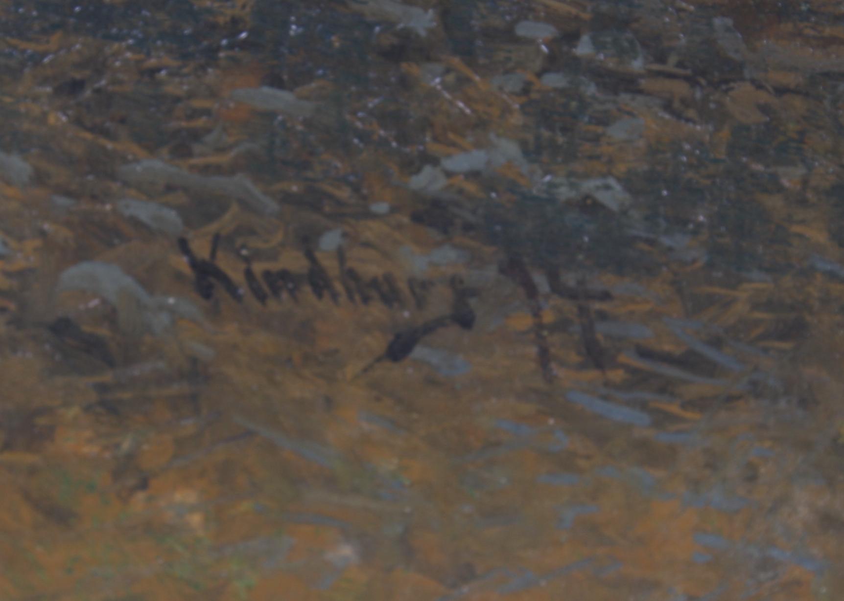 JOHAN KINDBORG, olja på duk, sign.